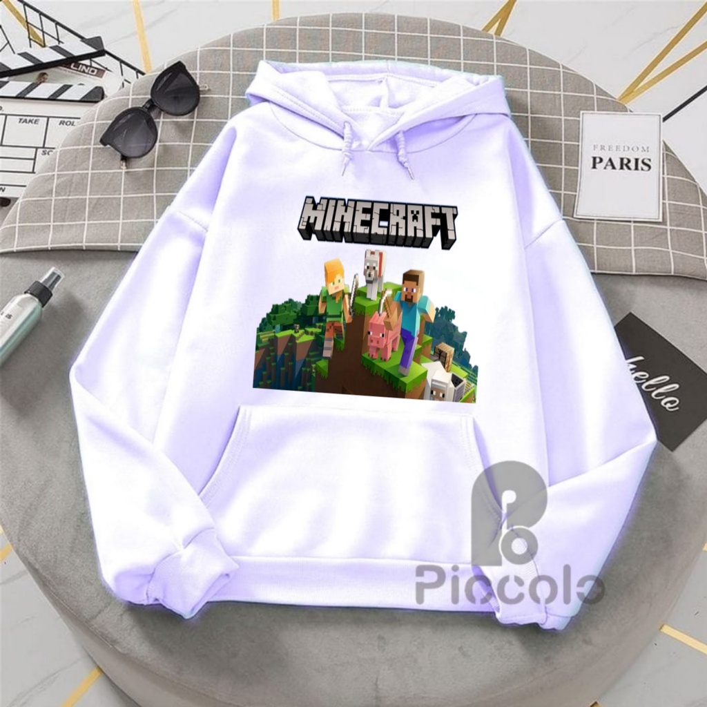 BAJU ANAK HOODIE ANAK MINECRAFT BAHAN PREMIUM