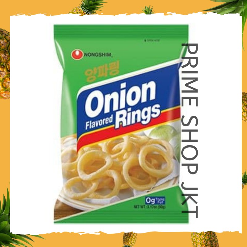 

Nongshim Onion Ring 50gr - Snack Makan Ringkan Korea Rasa Bawang Bombai