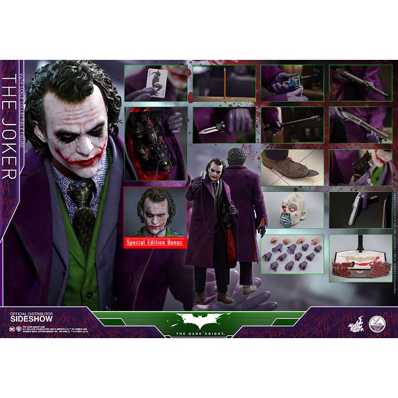 Hot Toys 1/4th Scale The Dark Knight - The Joker (Special Edition) QS010