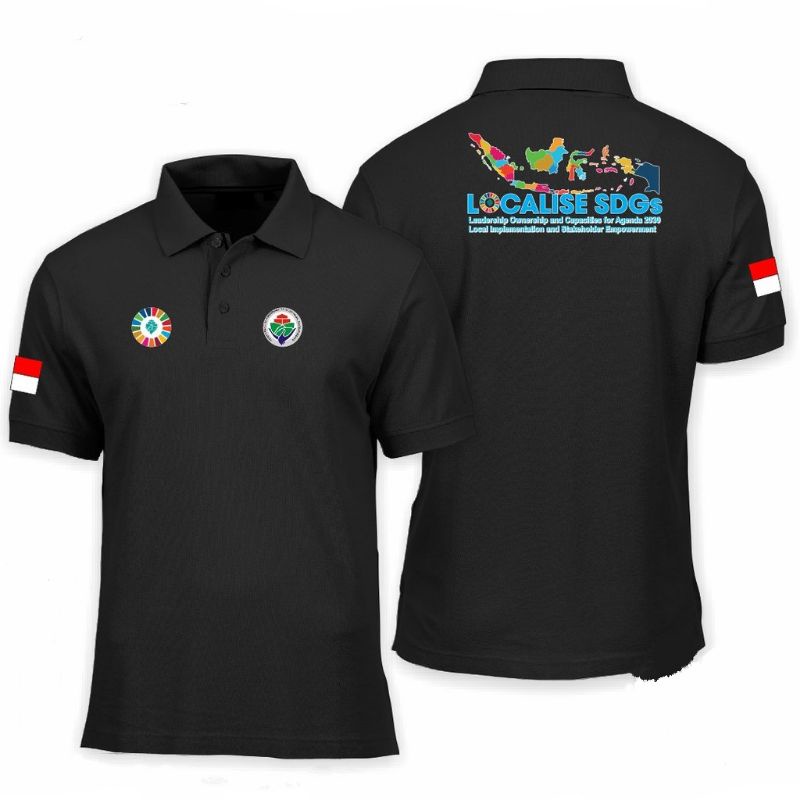 POLO SHIRT KAOS KERAH KEMENDES SDGs desa custom polos