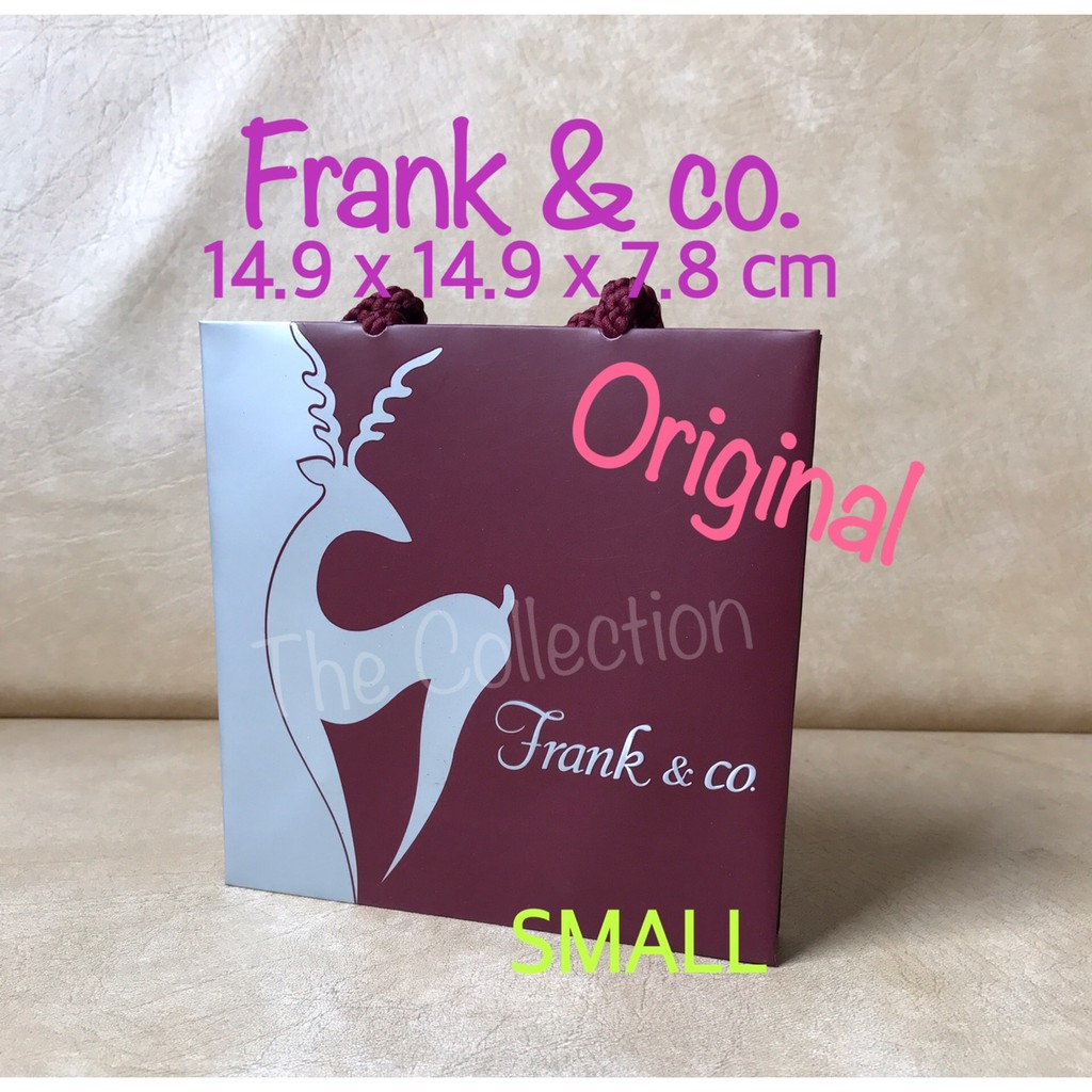 

SMALL Frank n co Paper Bag Original Tas Karton Perhiasan Diamond