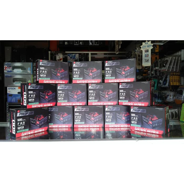 Power Supply Magix 500watt Predator Black Edition Gaming Series