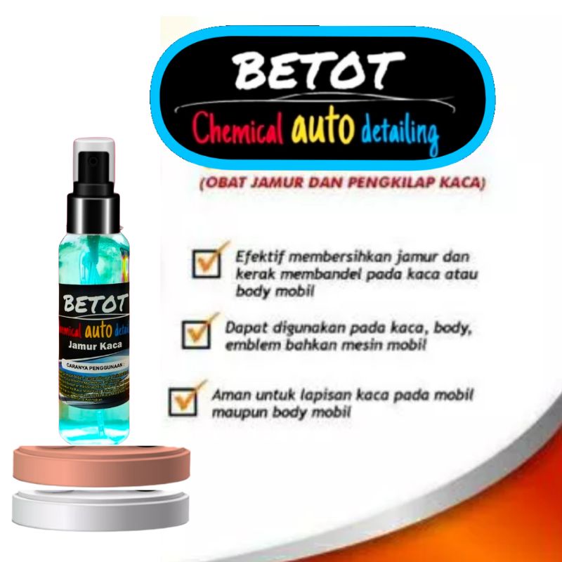 Betot Obat jamur kaca mobil/cairan pembersih jamur kaca mobil