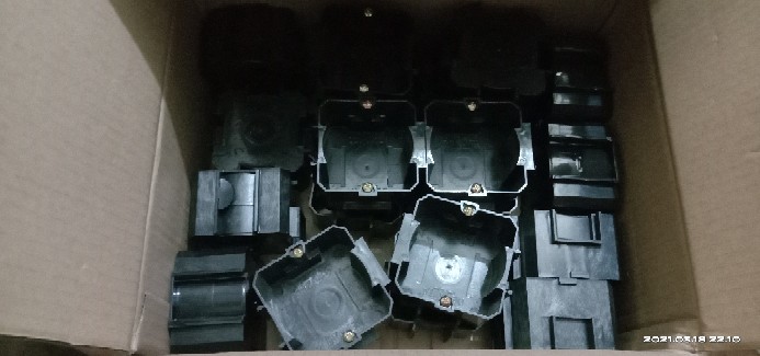 Rumah Sambungan Kabel Di Dalam Tembok Dus Ib Segi Hitam Merk Dexta