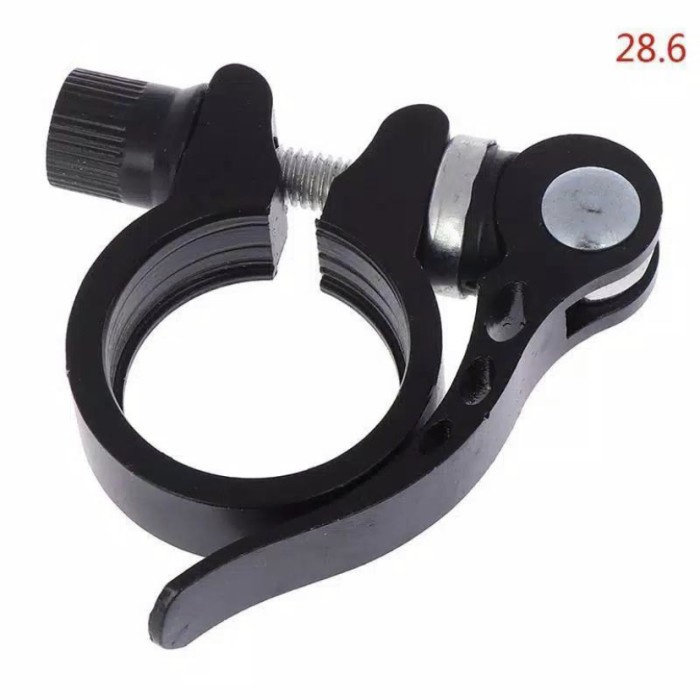 Clamp penjepit Sadel Seatpost Sepeda QR 28,6 mm untuk seatpost 25,4 mm