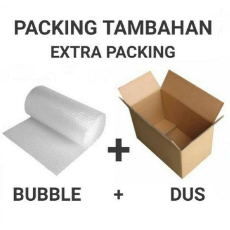 

Kardus+buble extra tambahan untuk keamanan paket