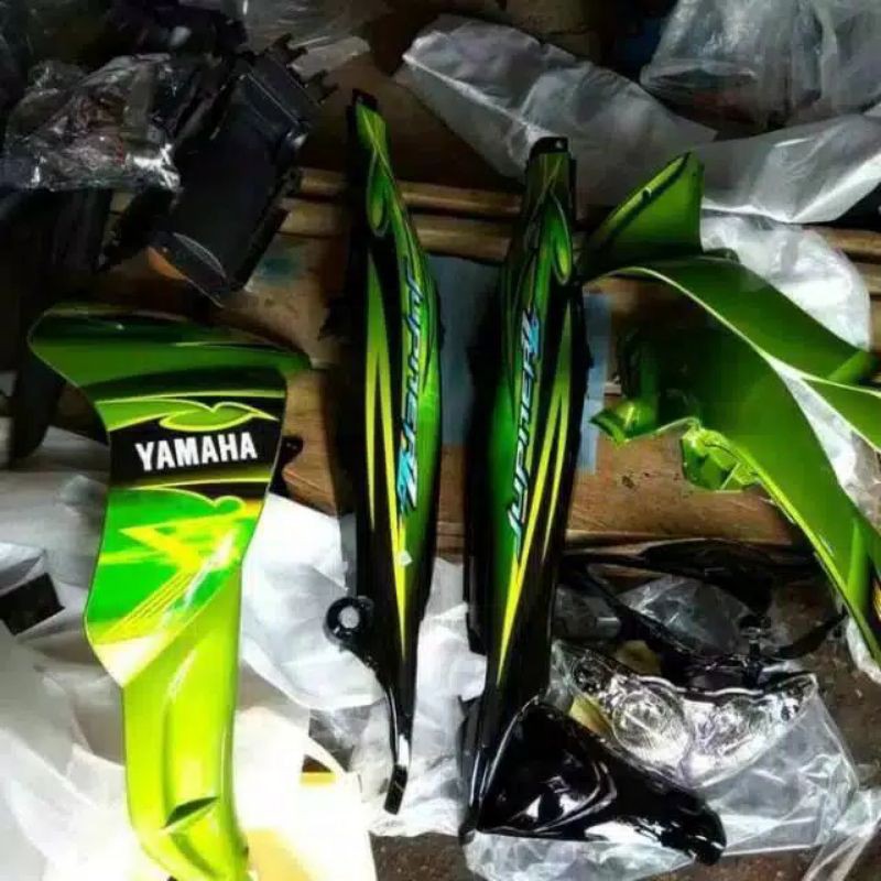 Body halus yamaha Jupiter Z Burhan Hijau Hitam