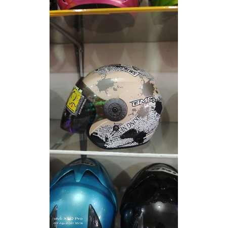 HELM BMC INOVA CREAM MOTIP KORAN ORIGINAL