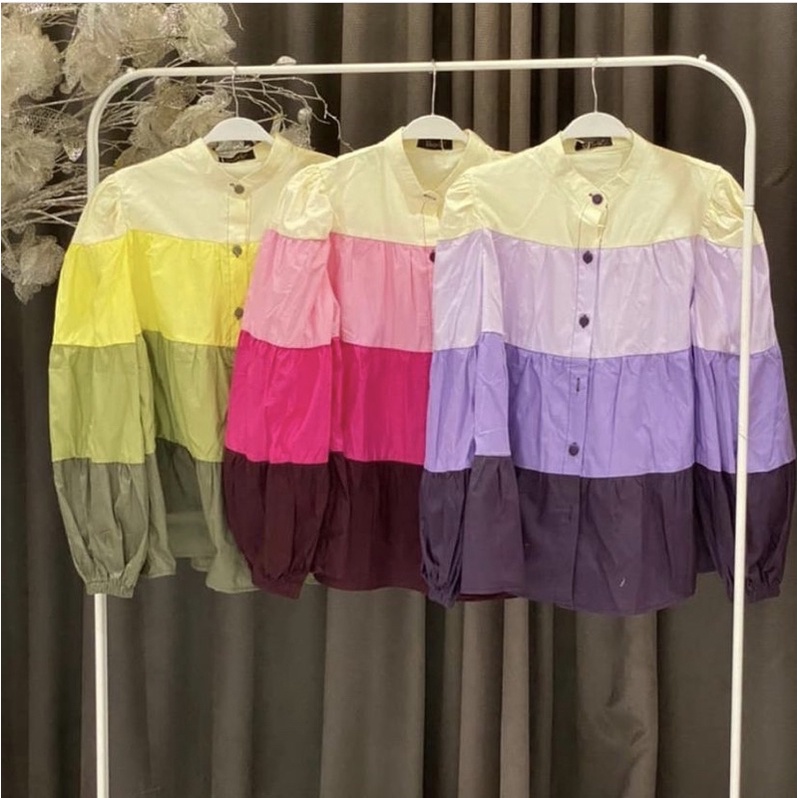 blouse rainbow vivorie ori