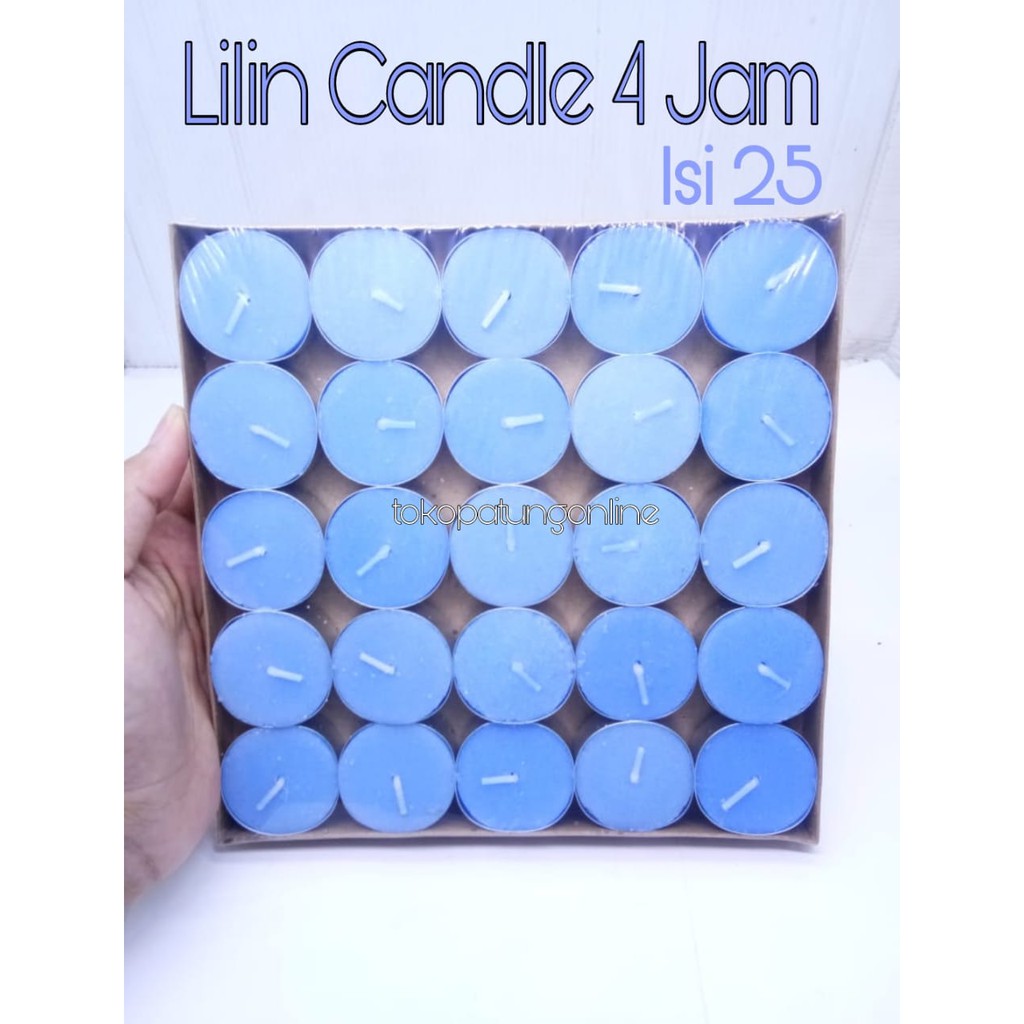 Lilin Murah Tealight Aromaterapi 4 jam Kode B