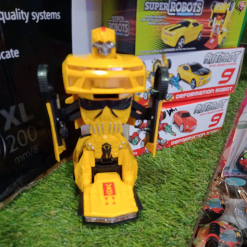 Mainan Anak Mobil Transformers Mobil Robot