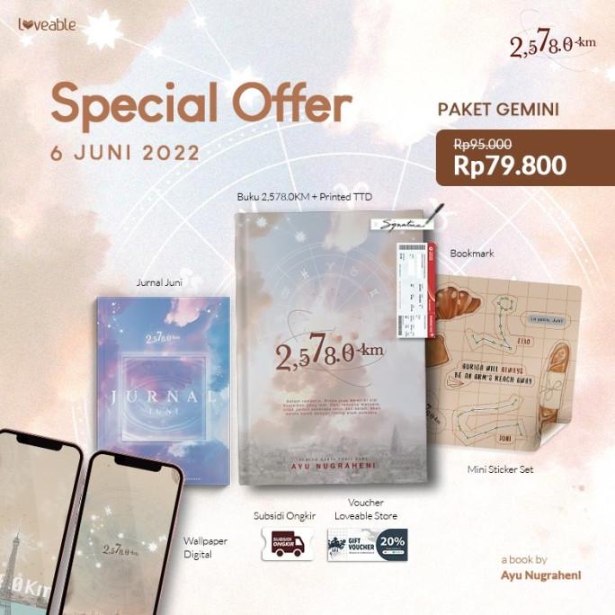 

Novel 2,578.0 KM karya Ayunugr Jenovelized Ayu Nugraheni Star Seller