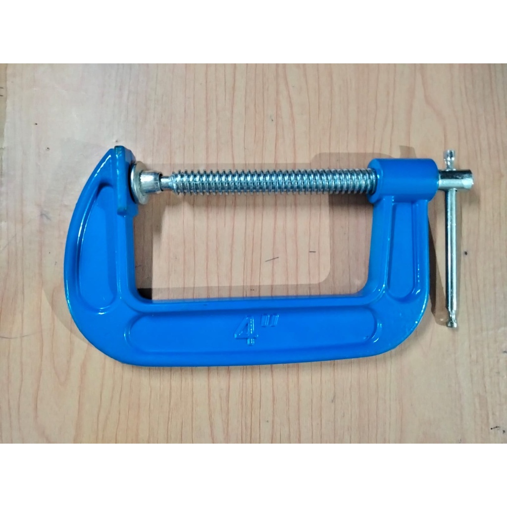 Catok C Clamp Klem G Press Benz Penjepit Besi Kayu Murah Bagus 4 Inch
