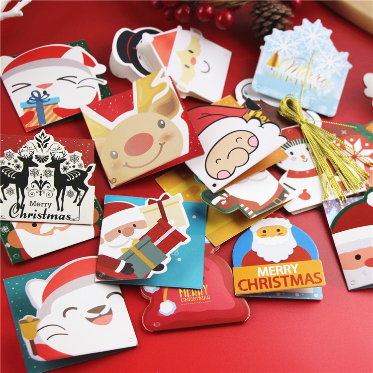 

Kartu Ucapan Gift Card Natal Bentuk Christmas - Random