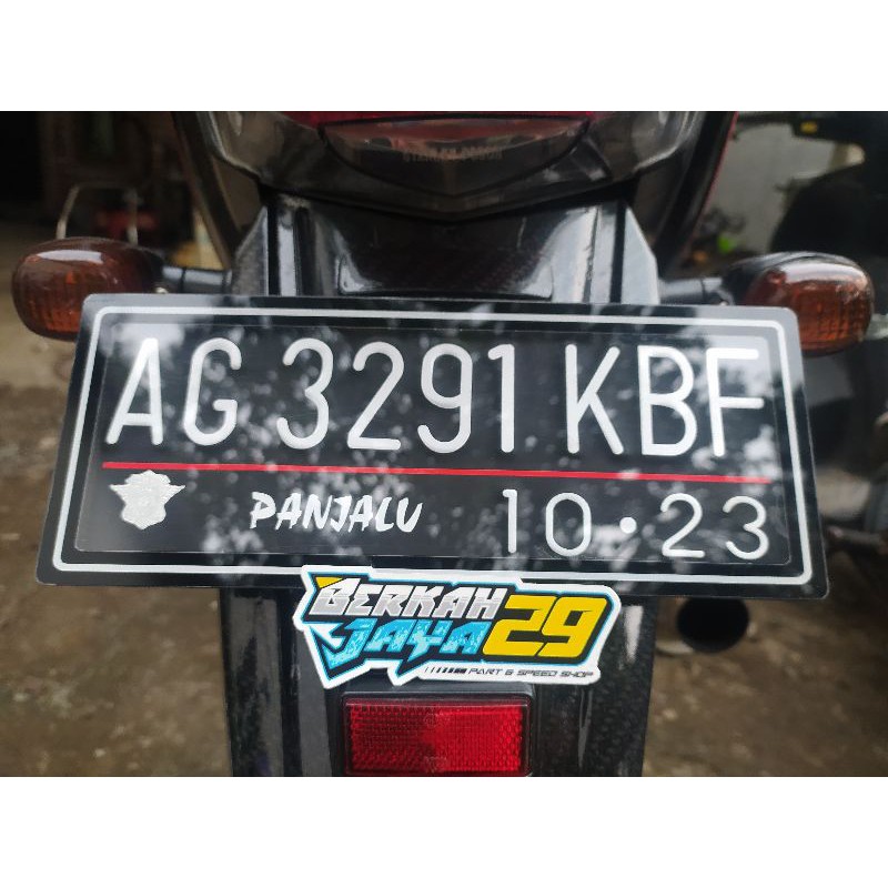 

plat mika nomor motor acrylic lapis mika