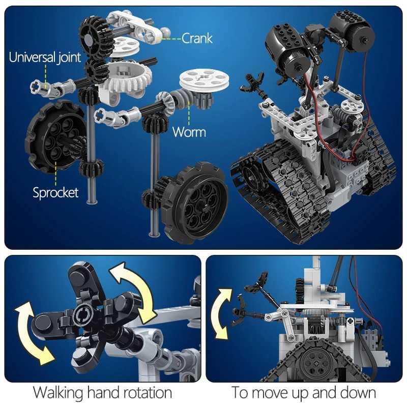 GIJ - ZKZC Building Blocks Mainan Remote Control Robot 408PCS