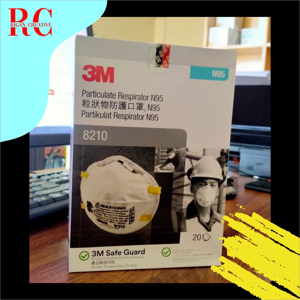 MASKER N95 3M 8210 ORIGINAL SINGAPORE
