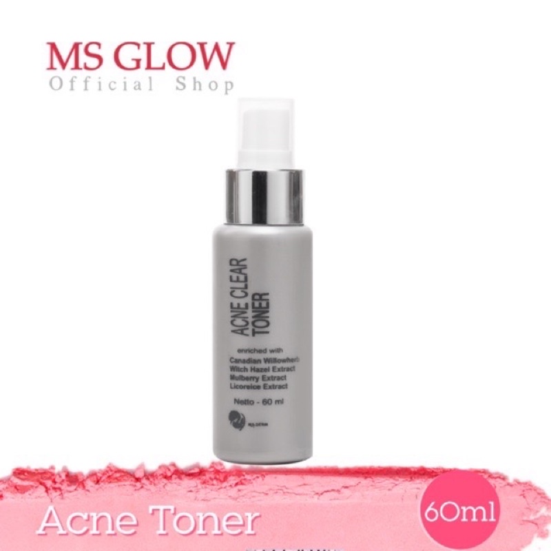 MS GLOW Paket Wajah-Toner ACNE