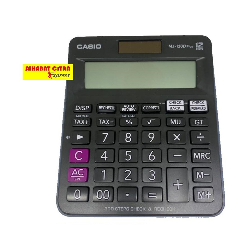

KALKULATOR/CALCULATOR MJ-120D PLUS CASIO 计算机