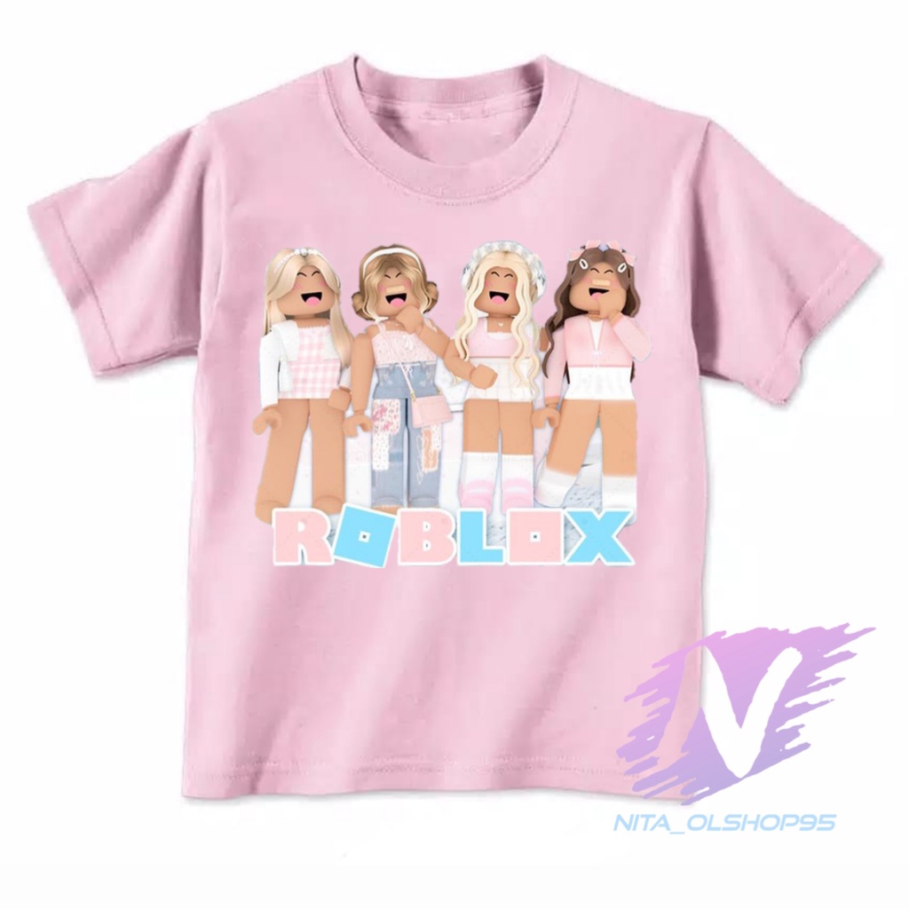 kaos roblox girl baju kaos anak roblok