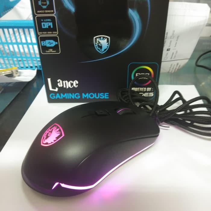 Sades Lance Gaming Mouse Gold Plated Usb