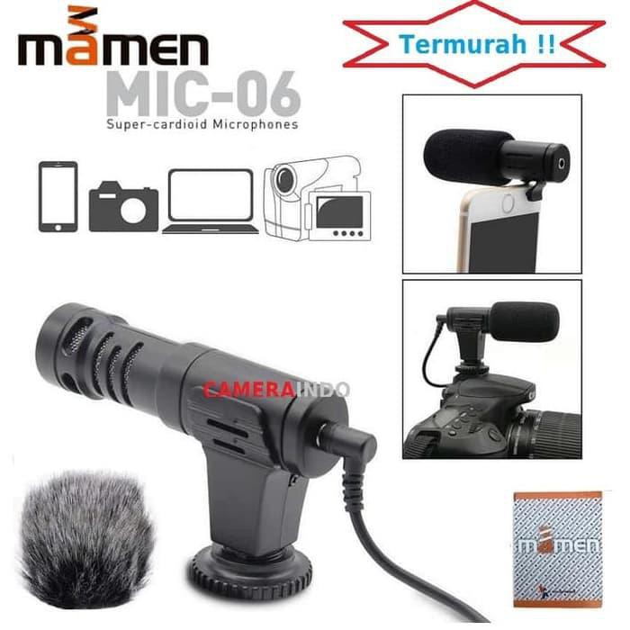 Mic MAMEN Shotgun MIC 06 vlog mic kamera Smartphone