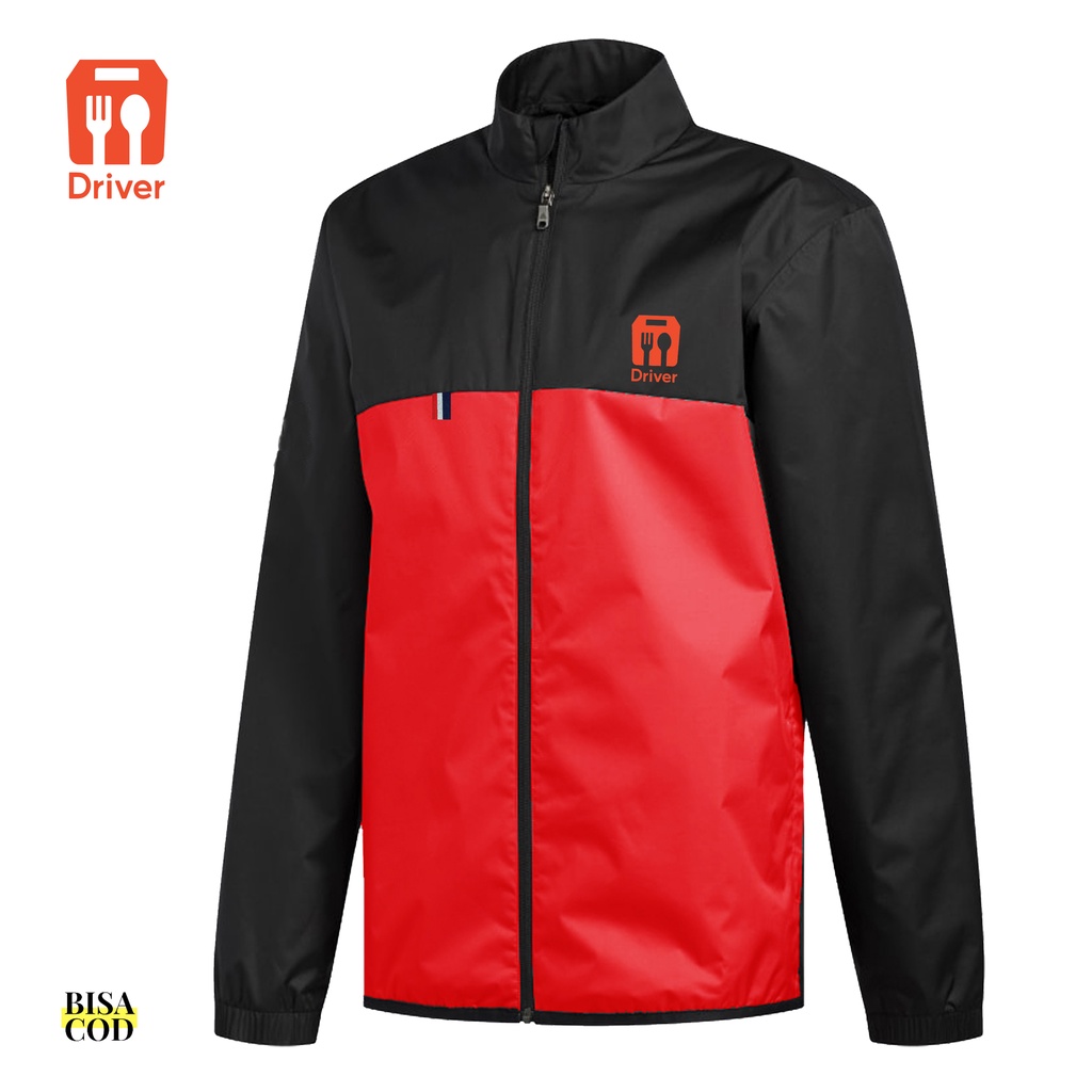 Jaket Motor/Jaket Driver Shopeeee Food Full Bordir/Jaket Original/Jaket Ojek