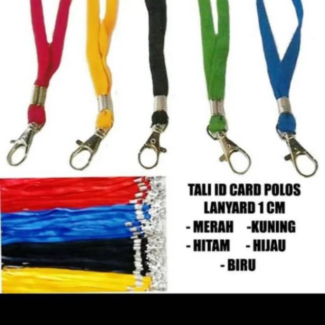Tali id card / tali sepatu 1cm " Grosir & Murah "