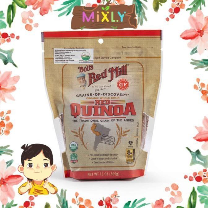 

Sale Bob's Red Mill Organic Whole Grain Red Quinoa 369gr GF - Vegan