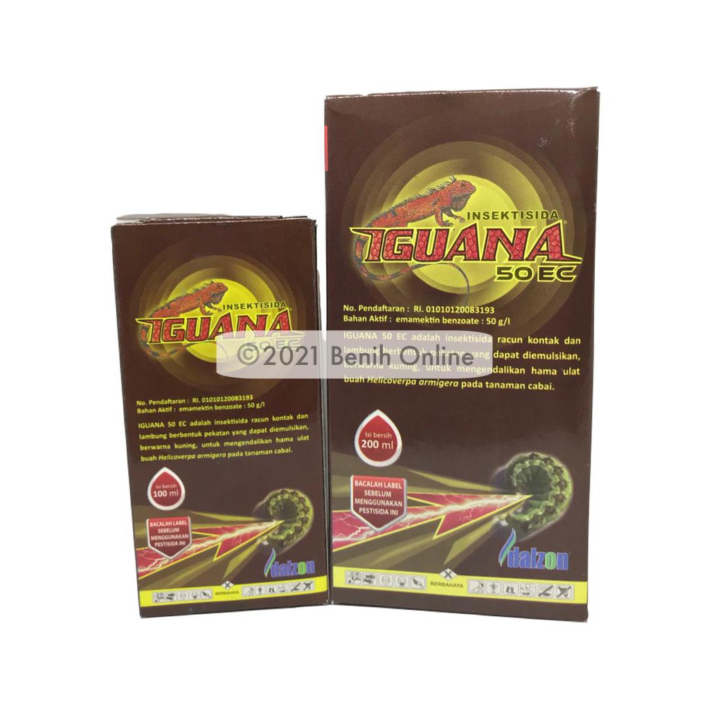 INSEKTISIDA - IGUANA 50 EC - 200 ml - DALZON emamectin pembasmi hama cabai