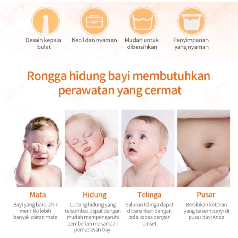 PINSET PEMBERSIH HIDUNG DAN PUSAR BAYI PENJEPIT KOTORAN