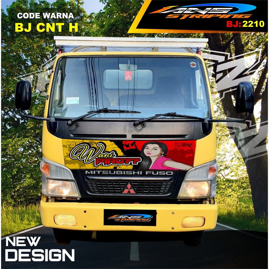 STICKER DECAL KAP DEPAN TRUK  RAGASA / STIKER KABIN TRUK RAGASA,UMPLUNG / STIKER KAP CUP DEPAN TRUK DINA,FUSO