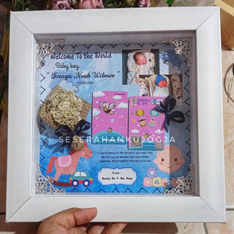 GIFT PIGURA | HAMPERS | kado birthday wedding babyborn graduate thanks perpisahan | GOLD Minigold Se