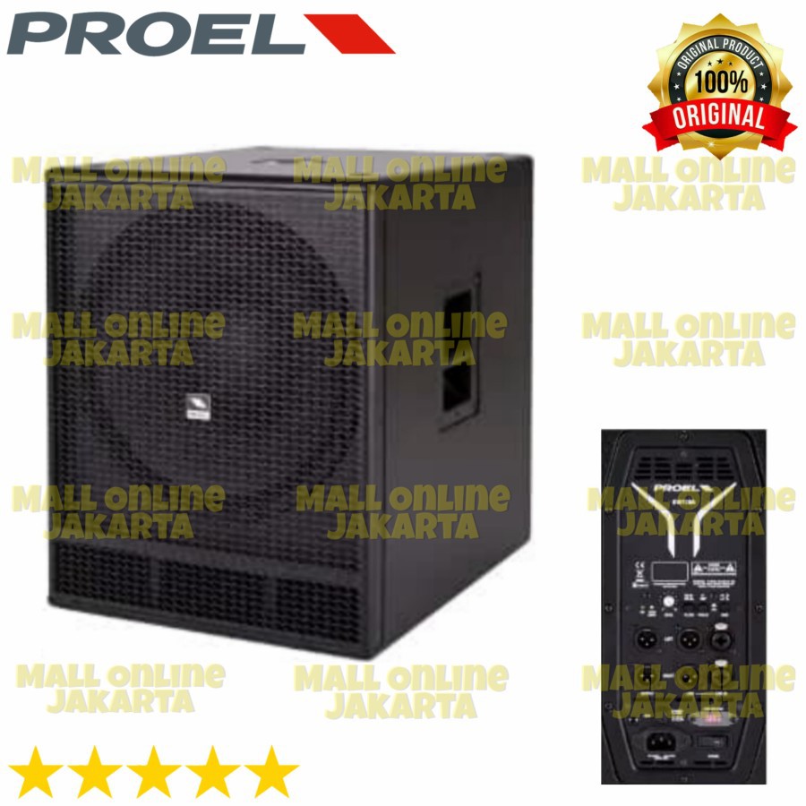 Subwoofer aktif Proel sw118a sub woofer aktive 18 inch sw 118a sw 118