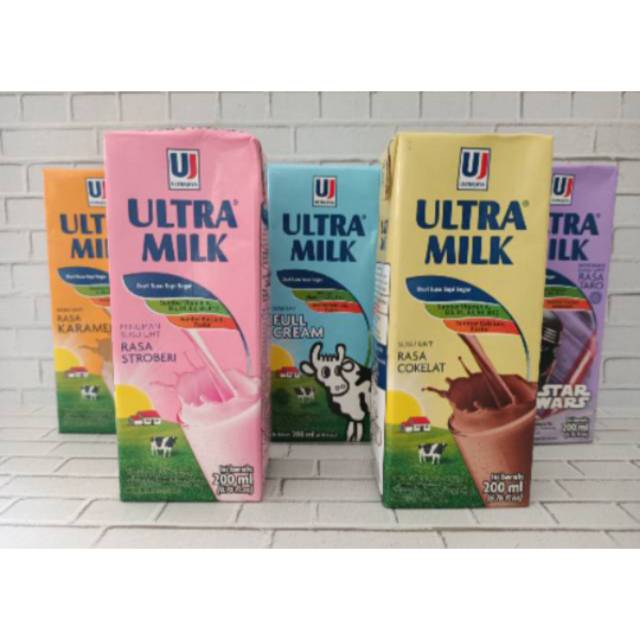 

Ultra milk 200ml (per pcs)