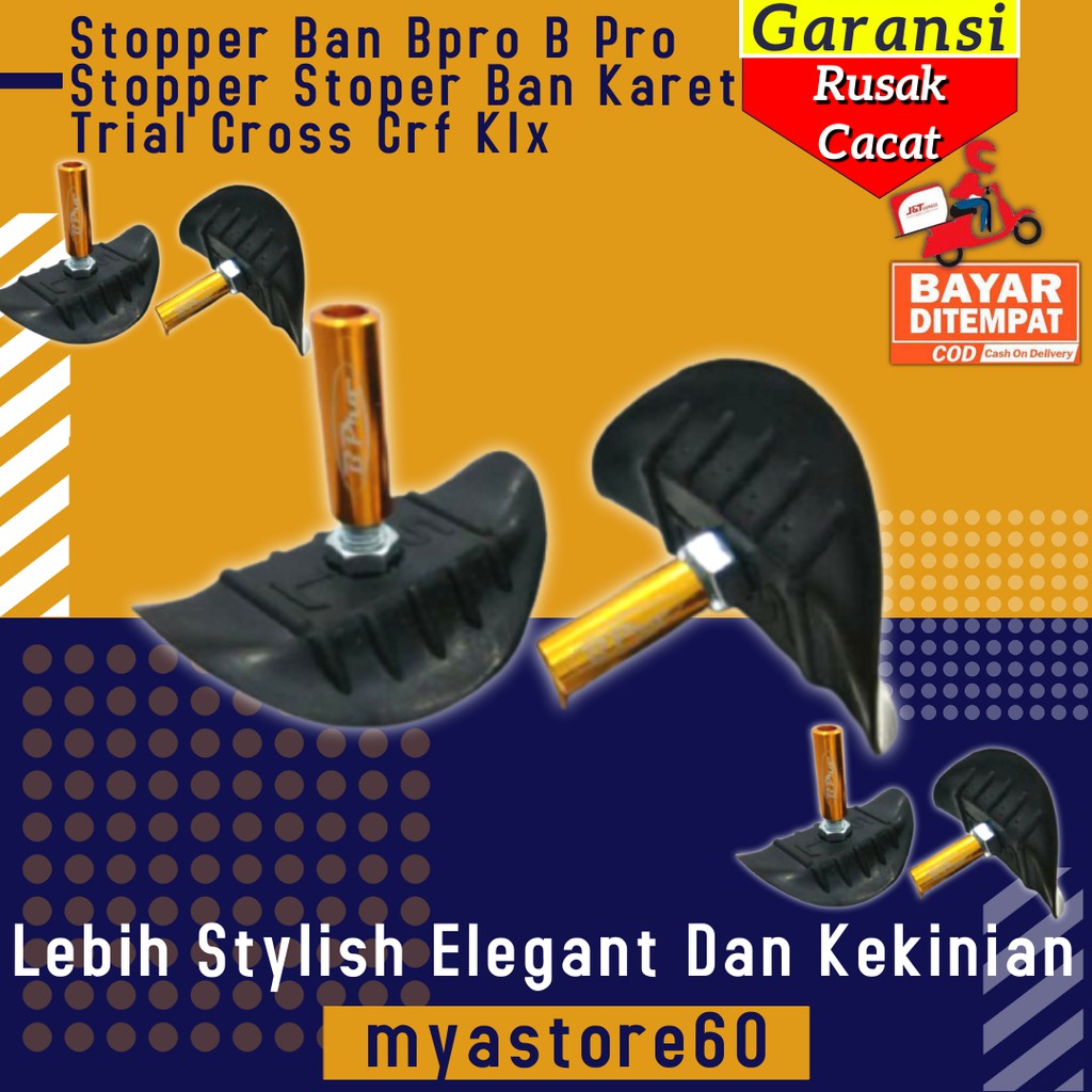 Stopper Ban Bpro B Pro Stopper Stoper Ban Karet Trial Cross Crf Klx