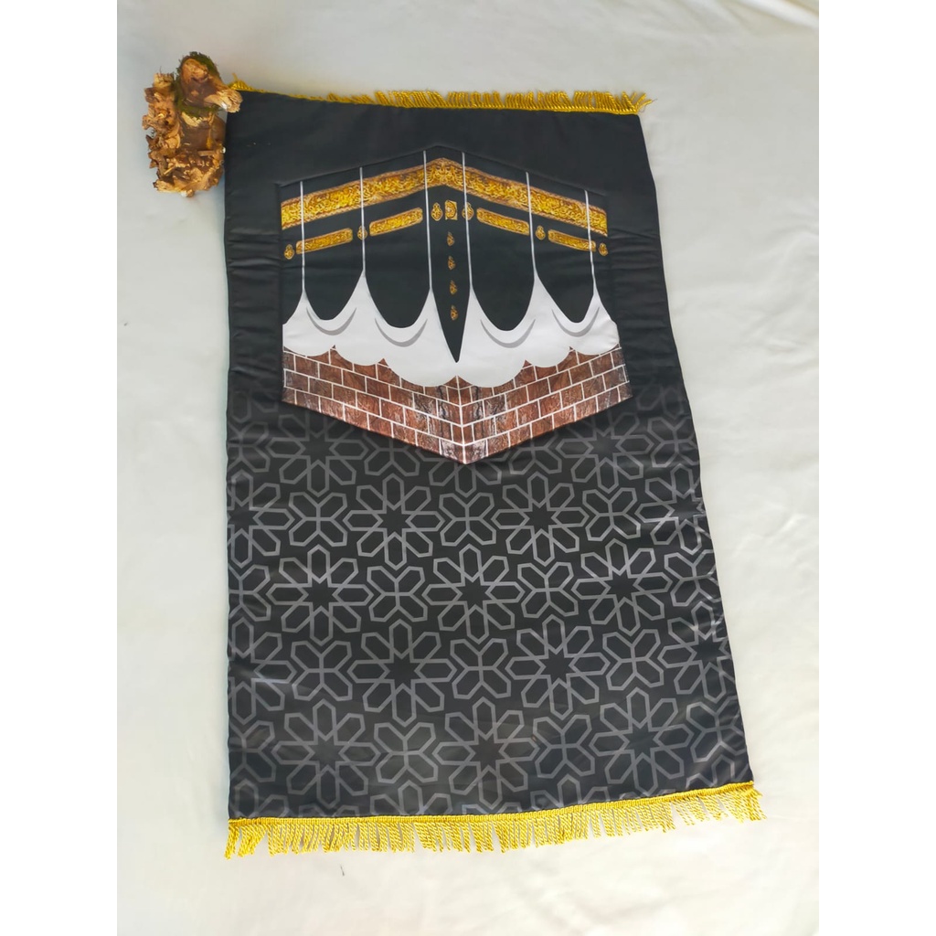 Sajadah Tebal Empuk Busa Motif Kiswah/Harga Grosir/Best Seller/Kameh.co