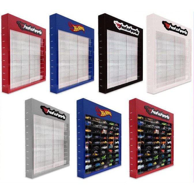 Rak Diecast Akrilik Hotwheels Header Edition Isi 50 Display Hot Wheels Acrylic