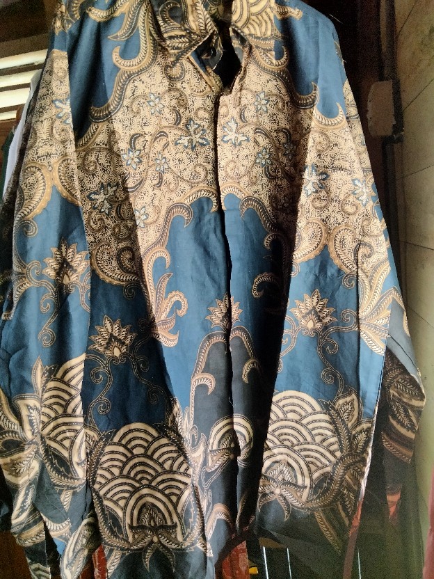 Kemeja Batik Jumbo Pria Lengan Panjang M L Xl Xxl Atasan Kemeja Batik Kondangan Pria Lengan Panjang