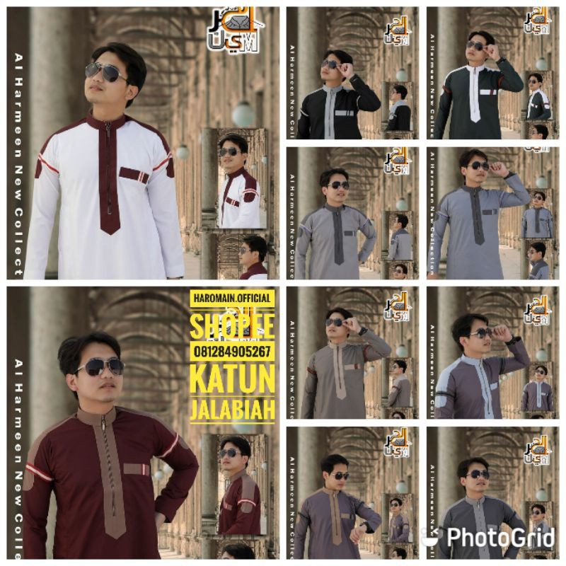JUBAH AL HARAMAIN MESIR BAHAN KATUN MADINAH