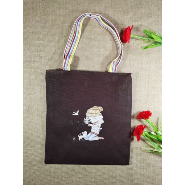 TAS TOTEBAG FASHION KANVAS 1866#