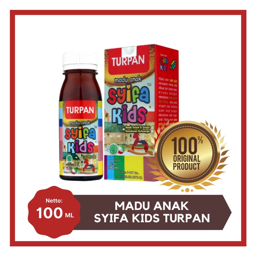

Madu Syifa Kids Turpan Madu Turun Panas Anak 100 Ml