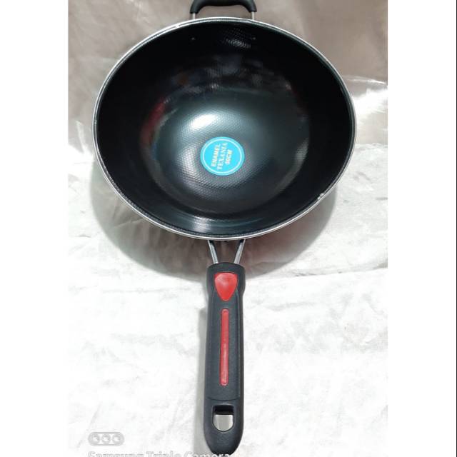 Wajan Enamel Texania 30 Cm / Wajan Gagang / Wajan Anti Lengket