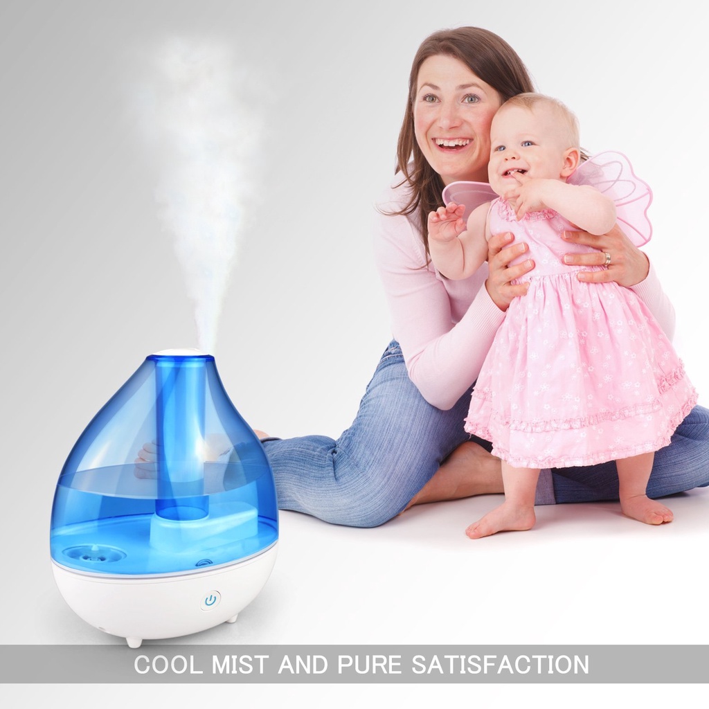 AKN88 - Humidifier Penjernih Udara X01 Model Transparan - Kapasitas 1,5L