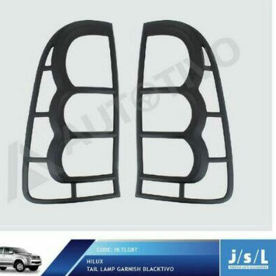 JSl garnish lampu belakang Hilux Tail LAMP garnish blacktivo