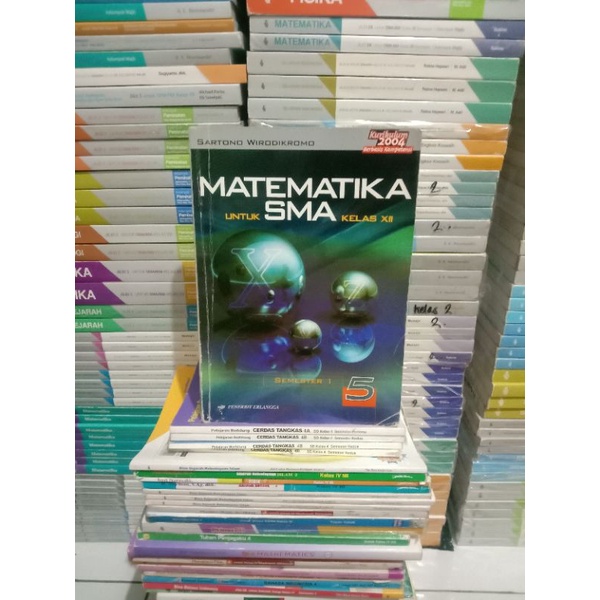 BUKU MATEMATIKA UNTUK SMA KELAS XII SEMESTER 1 KURIKULUM 2004 ERLANGGA