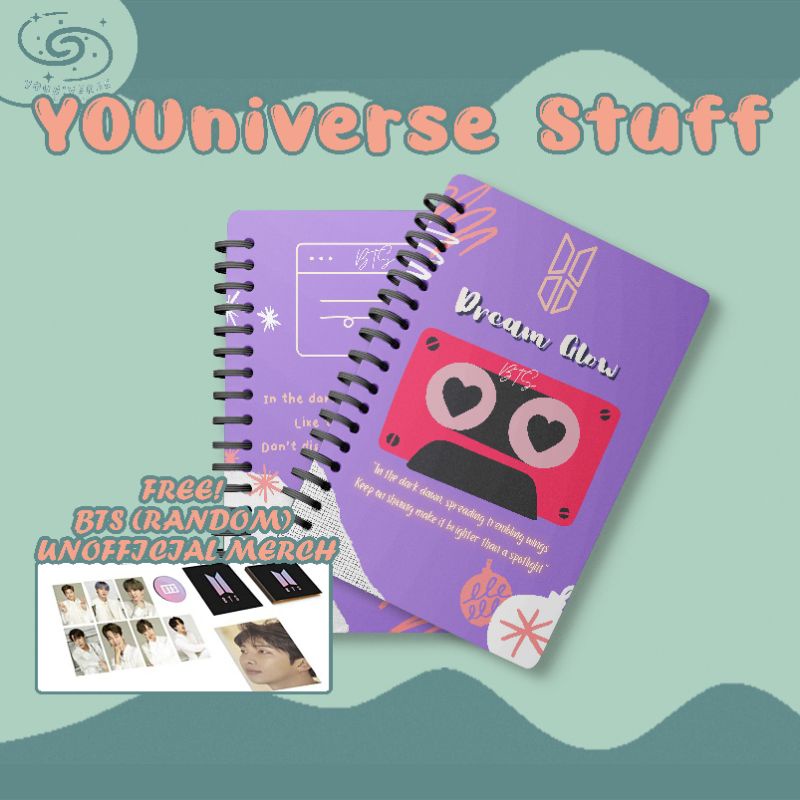 

BTS Notebook Spiral Buku Catatan