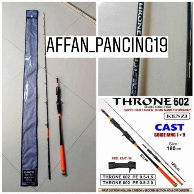 Joran Bc Kenzi THRONE Cast 602 PE 0.5-2.0 ORI