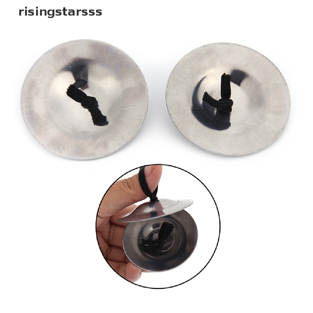 Rsid Span-new High Quality Perkusi Alat Musik Belly Dancing Silver Finger Simbals