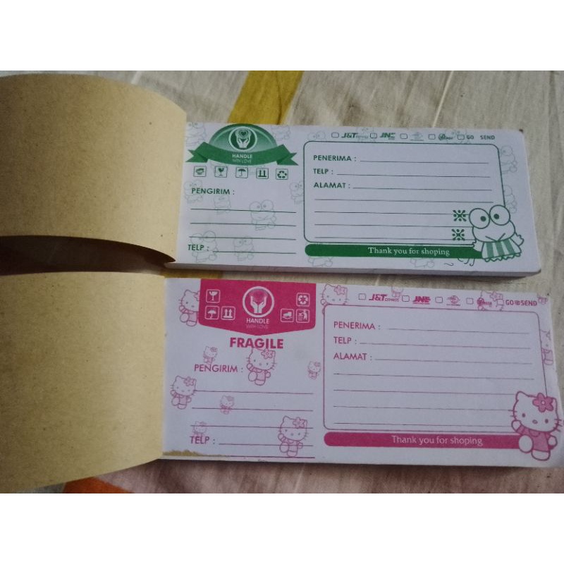 

label pengiriman olshop